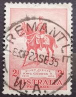 KING GEORGE V-2 D-POSTMARK FREMANTLE-AUSTRALIA-1935 - Oblitérés