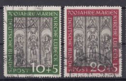 Germany 1951 Mi#139-140 Used - Oblitérés