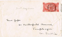 32701. Carta BAILE ATHA CLIAT (Dublin) Eire 1946. F.D.C. Parnell Davitt - Covers & Documents