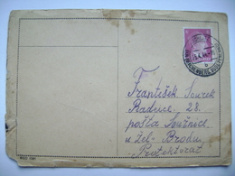 Postcard 1944 - Röchlitz (Kr. Reichenberg. Sudetenland) - Hitler 6 Pf. - Région Des Sudètes