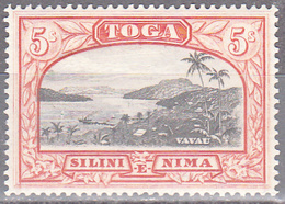 TONGA   SCOTT NO. 81      MINT HINGED        YEAR  1942       WMK-4 - Tonga (...-1970)