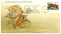 Thème Crustacés - Carte FDC - Schaaldieren