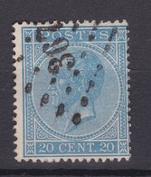 N° 18 A :   367 TURNHOUT   Dentelé 15 - 1865-1866 Perfil Izquierdo