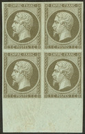 ** No 11a, Bloc De Quatre Bdf (deux Ex *). - TB - 1853-1860 Napoléon III.