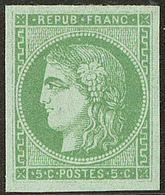 * No 42IIn, Vert Jaune, Très Frais. - TB - 1870 Uitgave Van Bordeaux