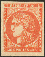 * No 48d, Orange Vif, Très Frais. - TB - 1870 Uitgave Van Bordeaux