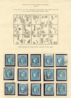 Bloc Report, Reconstitution. No 46II. - TB - 1870 Bordeaux Printing