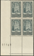 ** Type IV. No 259c, Bloc De Quatre Cdf Avec Numéro. - TB - Andere & Zonder Classificatie