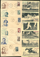 Lettre. PREMIERS JOURS. Collection. 1949-1955, 86 CP Dont Série Napoléon, Hippisme, Etc., Nombreuses Cartes Maximum. - T - Zonder Classificatie