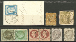 Précurseurs. Lot 1863-1885, Divers Ex Obl Cad 15, 17 Ou 18. - TB Ou B - Andere & Zonder Classificatie