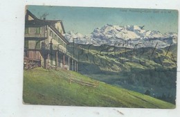 Sattel (Suisse, Schwyz) : La Terrasse De Hotel Rossberg-Kulm En 1913 (animé) PF. - Sattel