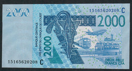 W.A.S. C = BURKINA FASO P316Co 2000 FRANCS (20)15 Date = 2015   UNC. - Burkina Faso