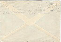 FINLAND Cover With Olympic Machine Cancel Jyvaskyla Used As Arrivel Cancel - Sommer 1952: Helsinki