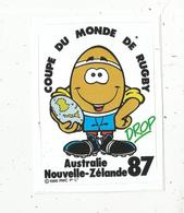 Autocollant , Sports ,RUGBY ,  Coupe Du Monde,Australie Nouvelle Zélande 1987 - Stickers