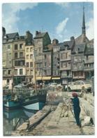 CP HONFLEUR, LE CLOCHER ET LE QUAI STE SAINTE CATHERINE, AUTO VOITURE CITROEN 2CV 2 CV, CALVADOS 14 - Honfleur