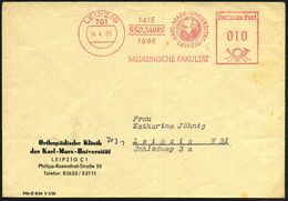 701 LEIPZIG/ 1415/ 550 JAHRE/ 1965/ KARL-MARX-UNIVERSITÄT/ MEDIZIN.FAKULTÄT 1965 (14.4.) Jubil.-AFS (Marx-Kopf) Dienst-B - Non Classés