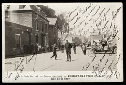 Guerre 1914-1915 - Aubigny-en-Artois - Rue De La Gare - Aubigny En Artois