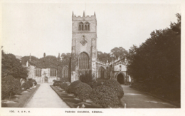 CUMBRIA - KENDAL  - PARISH CHURCH RP Cu382 - Kendal