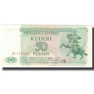 Billet, Transnistrie, 50 Rublei, 1993, 1993, KM:19, TTB+ - Moldova