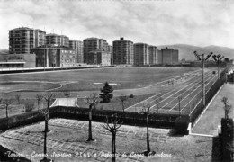 3801 " TORINO-CAMPO SPORTIVO FIAT E PALAZZI DI CORSO GIAMBONE  "  CART. POST. OR. NON SPED. - Stadia & Sportstructuren