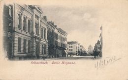 CPA - Belgique - Brussels - Bruxelles - Schaerbeek - Ecole Moyenne - Schaerbeek - Schaarbeek