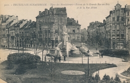 CPA - Belgique - Brussels - Bruxelles - Schaerbeek - Place Des Bienfaiteurs - Schaarbeek - Schaerbeek