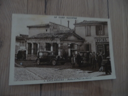 CPA 30 Gard Gallargues  Halles Et Place Du Marché Docks Autos Animée   BE - Gallargues-le-Montueux