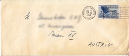 BM575 Canada Envelope Air Mail, Toronto - Vienna 1956 - Storia Postale