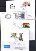 Hungary / Ungarn 3 Interesting Priority Letters + Postcard - Brieven En Documenten