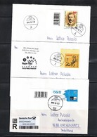 Hungary / Ungarn 3 Interesting Priority Letters - Covers & Documents
