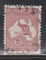 AUSTRALIA Scott # 125 Used - Kangaroo & Map - Oblitérés