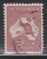 AUSTRALIA Scott # 125 Used - Kangaroo & Map - Oblitérés