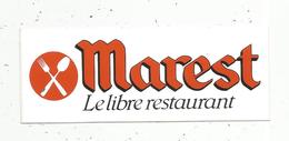 Autocollant ,  MAREST , Le Libre Restaurant - Stickers