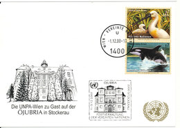 Austria UN Vienna Show Card Öjubria Stockerau 1-3/12-2000 - Brieven En Documenten