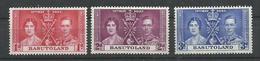 BASUTOLAND   YVERT   15/17   MH  * - 1933-1964 Crown Colony