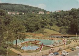 D-64678 Lindenfels - Schwimmbad - Freibad - Cars - 4x VW Käfer - Opel Caravan - Ford Turnier - Odenwald