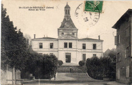 SAINT JEAN DE BOURNAY - Hotel De Ville - Cachet Perlé De BRISSAC (Hlt) (113964) - Saint-Jean-de-Bournay