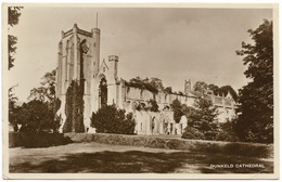 Dunkeld Cathedral Real Photo Postmark 1935 - Kinross-shire