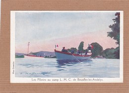 CPA Illustrateur L.Haffner, Max Cremnitz, Les Pilotins Au Camp L.M.C De Bouafles-les-Andelys - Haffner