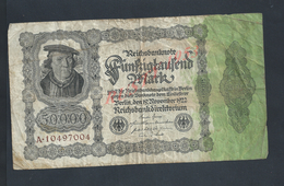 ALLEMAGNE ANCIEN BILLET A REICHSBANKNOTE 50 000 MARK : - 500.000 Mark