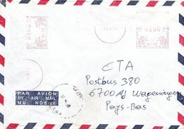 Burundi 2001 Bujumbura Meter Hasler “Mailmaster” H-10 EMA Cover - Used Stamps
