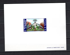 Nlle CALEDONIE N° 390  EPREUVE DE LUXE   NEUF SANS CHARNIERE  COTE 15.00€  PROTECTION DE LA NATURE PAYSAGE - Imperforates, Proofs & Errors