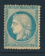 * SIEGE DE PARIS (1870) - * - N°37 - 20c Bleu - TB - 1870 Siège De Paris