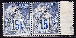 ** GUYANE - ** - N°21- 15c Bleu - Paire + Pont - TB - Autres & Non Classés