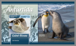 GUINEA BISSAU 2019 MNH Antarctica Animals Antarktis Tiere Animaux Antarctiques S/S - OFFICIAL ISSUE - DH1920 - Fauna Antártica