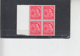 GRAN BRETAGNA  1967-70 - Unificato  530 (quartina) - Guernsey - Unclassified