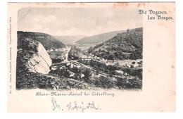 Lothringen - Rhein Marne Kanal Bei Lützelburg - Lutzelbourg - Die Vogesen - Old Post Card 1901 - Lothringen