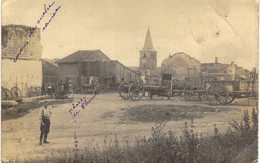 Carte Postale Ancienne De VIGNEULLES Les HATTONCHATEL - Place Et Eglise St REMY - Vigneulles Les Hattonchatel