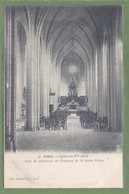 CPA Rare - DEUX SEVRES - CELLES - INTÉRIEUR DE L'ÉGLISE DU XVème SIECLE - LIEU PÉLERINAGE DE LA SAINTE VIERGE - Lacroix - Celles-sur-Belle