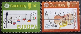 EUROPA            Année 1985         GUERNESEY           N° 322/323             NEUF** - 1985